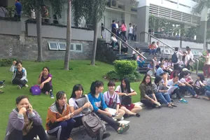 Nắng nóng 39 độ suốt kỳ thi tốt nghiệp THPT quốc gia 2015