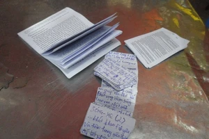 Phao thi la liệt sau buổi thi môn Văn 