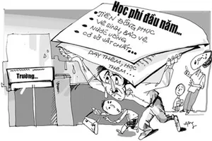 Không đóng dồn nhiều khoản tiền vào đầu năm học 