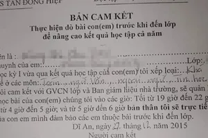 Phòng giáo dục ngã ngửa vì trường bắt phụ huynh kèm con từ 4 giờ sáng!