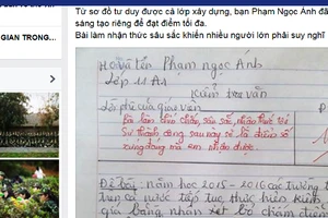 Bài văn điểm 10 mổ xẻ 'mặt trái' của điểm số