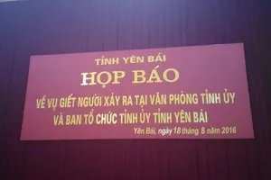 Vụ lãnh đạo tỉnh Yên Bái bị bắn: Không liên quan đến công tác cán bộ 