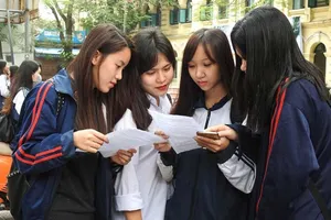 Bộ GD&ĐT công bố đề tham khảo thi THPT quốc gia 2017