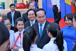 Chủ tịch nước dự khai giảng ở trường 100 năm tuổi 