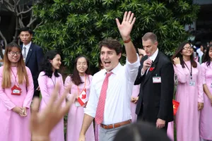 Thủ tướng Canada gặp gỡ SV ĐH Tôn Đức Thắng