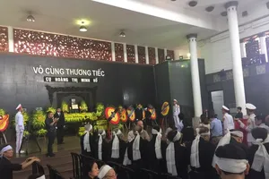 Lễ tang cụ Hoàng Thị Minh Hồ theo nghi thức cấp cao