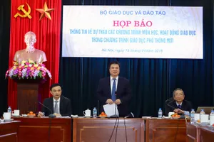 Chương trình phổ thông mới áp dụng từ năm học 2019-2020