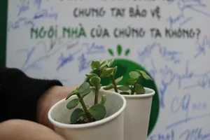 Nô nức rủ nhau mang sách cũ đổi lấy cây xanh