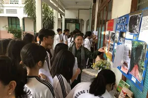 Học sinh trường THCS Lê Quý Đôn thích thú với tiết học dự án tích hợp liên môn 