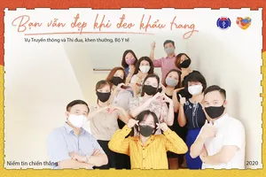 Chiến dịch "Bạn vẫn đẹp khi đeo khẩu trang" do Bộ Y tế phát động 