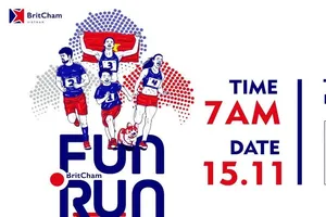 Chạy bộ gây quỹ từ thiện Britcham Fun Run lần thứ 20