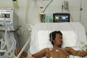 Suy hô hấp do bị cạp nia cắn