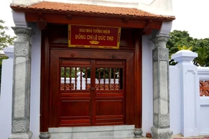 Thăm khu tưởng niệm ông Lê Đức Thọ 