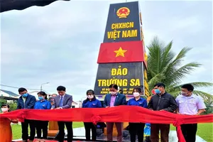 Khánh thành mô hình cột mốc chủ quyền Trường Sa