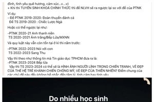 “Nóng” bói đề, đoán đề trên mạng xã hội trước kỳ thi tuyển sinh vào lớp 10
