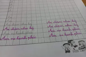 Tôi 'choáng' với bài tập Tết của con!