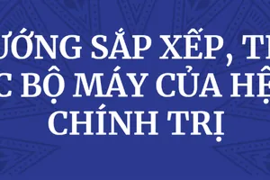 Phương án sắp xếp, tinh gọn tổ chức bộ máy hệ thống chính trị