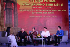 Giao lưu kỉ niệm 70 năm ngày Thương binh liệt sĩ