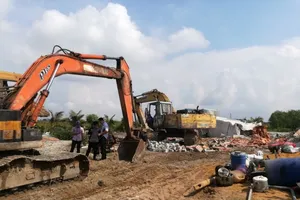 Cưỡng chế công trình trái phép ở quận 9