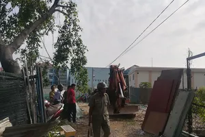 Tháo dỡ 20 công trình không phép ở phường Linh Trung, Thủ Đức