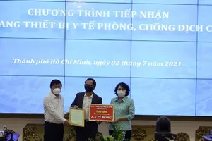 TP.HCM: Tiếp nhận hơn 279 tỷ đồng hỗ trợ trang thiết bị y tế phòng dịch 