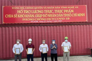 TP.HCM: Tiếp nhận hơn 290 tấn hàng hóa từ người dân Nghệ An