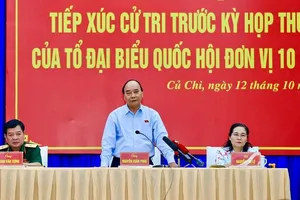 Chủ tịch nước tiếp xúc cử tri huyện Củ Chi: Không né tránh vấn đề tham nhũng, tiêu cực