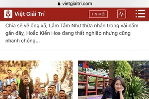 Trang vietgiaitri.com bị Sở TT&TT TP.HCM phạt 40 triệu đồng