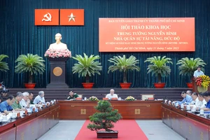 TP.HCM tổ chức hội thảo về vị Trung tướng đầu tiên của QĐND Việt Nam