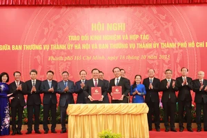Thành ủy TP.HCM và Hà Nội hợp tác phát triển trên nhiều lĩnh vực