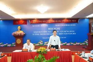 Ban Tổ chức Trung ương giao ban 11 tỉnh thành phía Nam về công tác xây dựng Đảng