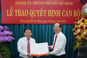 Phó Viện trưởng VKSND TP.HCM làm Phó Trưởng Ban Nội chính Thành ủy TP.HCM