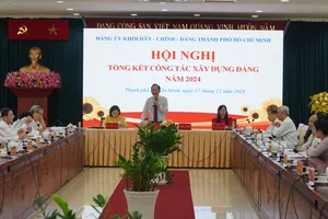 Đảng ủy Khối Dân - Chính - Đảng TP.HCM sẽ tách thành 2 Đảng bộ