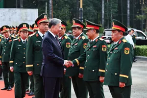 Tổng Bí thư Tô Lâm thăm và làm việc với Bộ Tư lệnh Quân khu 7