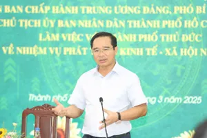 Chủ tịch TP.HCM Nguyễn Văn Được: TP Thủ Đức cần phát triển theo mô hình 1-4-1