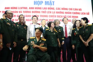 TP.HCM họp mặt nhân chứng lịch sử tham gia 5 cánh quân trong Chiến dịch Hồ Chí Minh