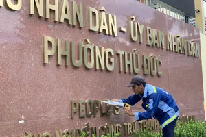 Gắn bảng tên phường Thủ Đức, Hiệp Bình... tại TP.HCM