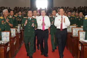 Bí thư Nguyễn Văn Nên dự Đại hội đảng bộ Quân sự TP.HCM lần thứ nhất