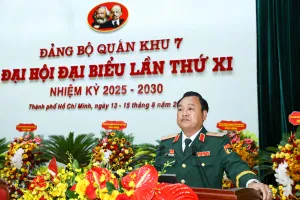 Thiếu tướng Trần Vinh Ngọc giữ chức Bí thư Đảng ủy Quân khu 7