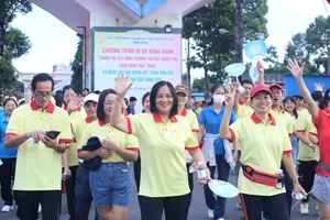 Phường Thủ Đức, TP.HCM: 2.000 người đi bộ đồng hành, góp 1 tỉ đồng cho đồng bào miền Trung