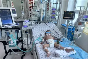 Bé trai 27 tháng tuổi nguy kịch vì sốc sốt xuất huyết Dengue