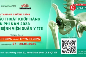 50 bệnh nhân khó khăn sẽ được phẫu thuật khớp háng miễn phí