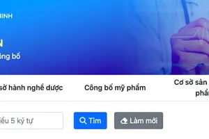 TP.HCM ra mắt tiện ích tra cứu thông tin về hành nghề dược, mỹ phẩm