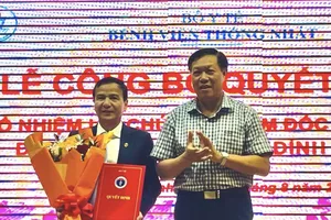 PGS-TS Lê Đình Thanh tiếp tục làm Giám đốc Bệnh viện Thống Nhất