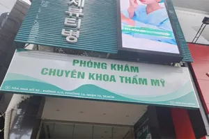 Cơ sở thẩm mỹ không phép mở chuông báo cháy tẩu thoát khi có đoàn kiểm tra