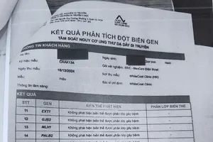 Chuyển công an điều tra vụ phòng khám bị tố giả mạo giấy xét nghiệm tầm soát ung thư