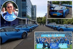 Tỉ phú Thái chi 2 triệu bảng thưởng siêu xe cho toàn đội Leicester