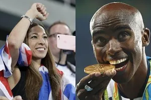 Vấp ngã trên đường chạy, Mo Farah vẫn giành HCV