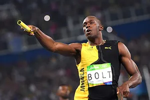 Giành HCV tiếp sức 4x100 m, Usain Bolt hoàn thành kỷ lục '3-3'