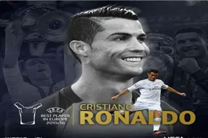 Ronaldo được vinh danh là 'Cầu thủ xuất sắc nhất châu Âu'